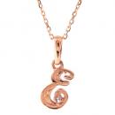 ハワイアンジュエリー/K14PG/ダイヤモンド イニシャル ペンダント「E」|ハワイアンジュエリーブランドMaxi(マキシ)公式通販オンラインショップ