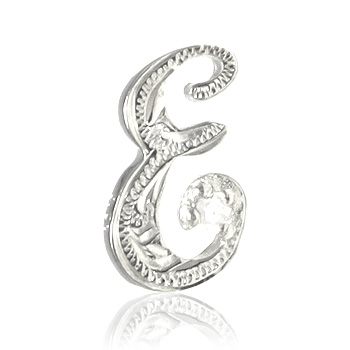 ハワイアンジュエリー/Silver925/イニシャル「E」 ピアス(ダイヤモンド付)|ハワイアンジュエリーブランドMaxi(マキシ)公式通販オンラインショップ