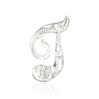 ハワイアンジュエリー/Silver925/イニシャル「T」 ピアス(ダイヤモンド付)|ハワイアンジュエリーブランドMaxi(マキシ)公式通販オンラインショップ