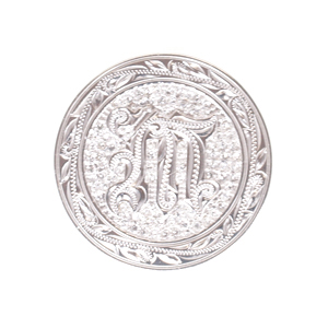 ハワイアンジュエリー/Brass/ストーン付きイニシャルゴルフマーカーM/L0001/SV【M】|ハワイアンジュエリーブランドMaxi(マキシ)公式通販オンラインショップ