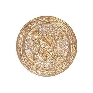 ハワイアンジュエリー/Brass/ストーン付きイニシャルゴルフマーカーM/L0001/GD【N】|ハワイアンジュエリーブランドMaxi(マキシ)公式通販オンラインショップ
