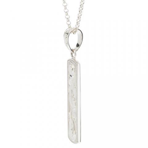 レイズドペンダント(オールドイングリッシュ)/K14WG|ハワイアンジュエリーブランドMaxi(マキシ)公式通販オンラインショップ