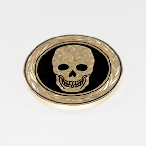 ハワイアンジュエリー/Brass/エナメルスカルゴルフマーカーM/GDBK|ハワイアンジュエリーブランドMaxi(マキシ)公式通販オンラインショップ