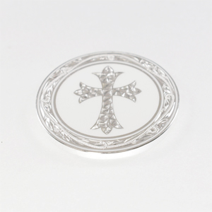 ハワイアンジュエリー/Brass/エナメルクロスゴルフマーカーM/SV|ハワイアンジュエリーブランドMaxi(マキシ)公式通販オンラインショップ