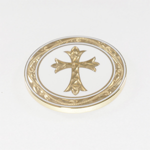 ハワイアンジュエリー/Brass/エナメルクロスゴルフマーカーM/GD|ハワイアンジュエリーブランドMaxi(マキシ)公式通販オンラインショップ