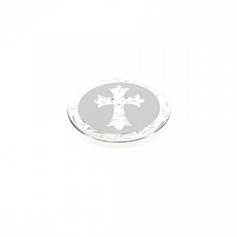 ハワイアンジュエリー/Brass/エナメルクロスゴルフマーカーS/SV|ハワイアンジュエリーブランドMaxi(マキシ)公式通販オンラインショップ