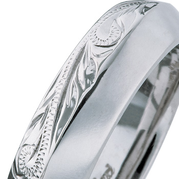 ハワイアンジュエリー/Silver925/アングルリング/6mm/half|ハワイアンジュエリーブランドMaxi(マキシ)公式通販オンラインショップ