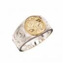 ハワイアンジュエリー/Silver925/14KYGF/ラウンドタッパーリング/12mm|ハワイアンジュエリーブランドMaxi(マキシ)公式通販オンラインショップ