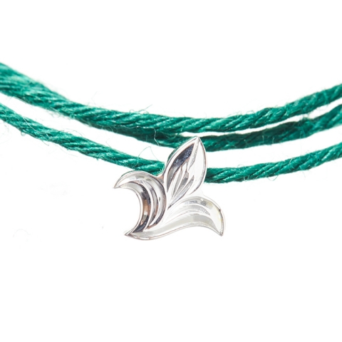 ハワイアンジュエリー/Silver925/hemp/アロハチャームブレスレット/マイレリーフ|ハワイアンジュエリーブランドMaxi(マキシ)公式通販オンラインショップ