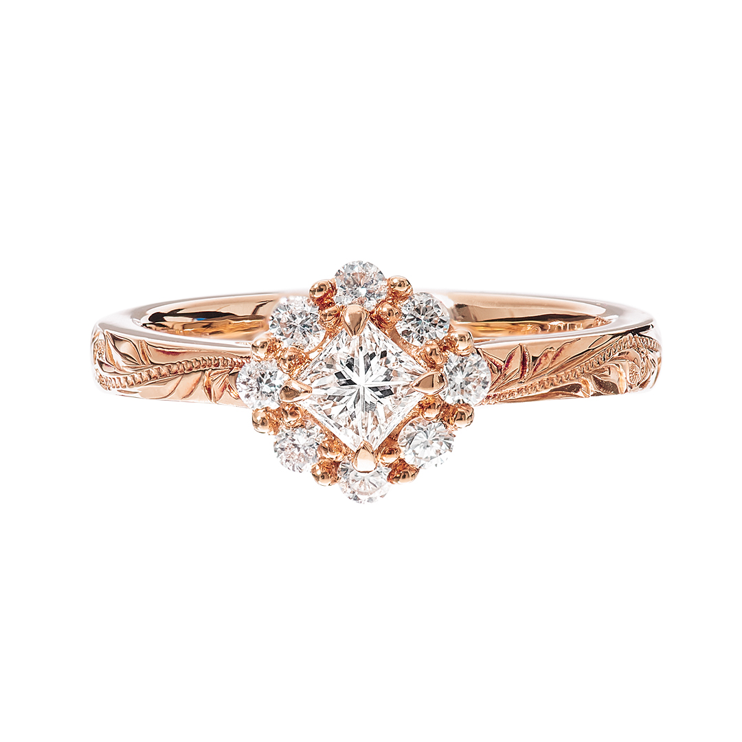 ハワイアンジュエリー/エンゲージメントリング/MAB ER-3/K18PG|ハワイアンジュエリーブランドMaxi(マキシ)公式通販オンラインショップ