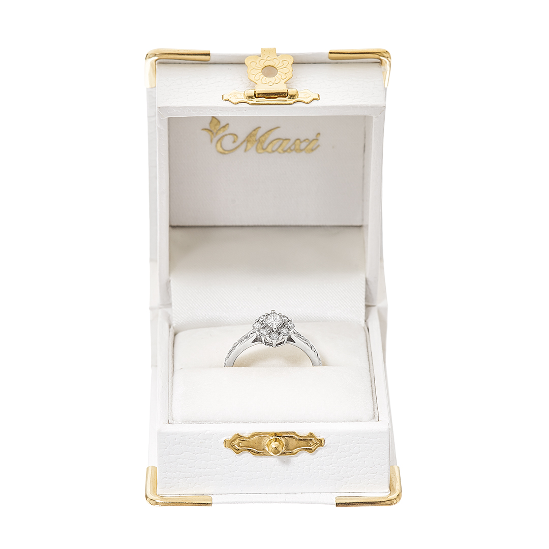 ハワイアンジュエリー/エンゲージメントリング/MAB ER-3/K18WG|ハワイアンジュエリーブランドMaxi(マキシ)公式通販オンラインショップ