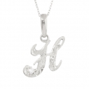 ハワイアンジュエリー/Silver925/ダイヤモンド イニシャル ペンダント「H」|ハワイアンジュエリーブランドMaxi(マキシ)公式通販オンラインショップ