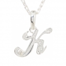 ハワイアンジュエリー/Silver925/ダイヤモンド イニシャル ペンダント「K」|ハワイアンジュエリーブランドMaxi(マキシ)公式通販オンラインショップ