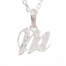 ハワイアンジュエリー/Silver925/ダイヤモンド イニシャル ペンダント「M」|ハワイアンジュエリーブランドMaxi(マキシ)公式通販オンラインショップ