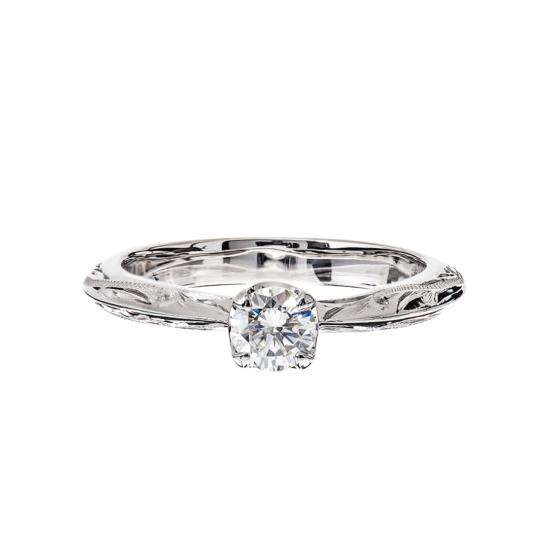 ハワイアンジュエリー/エンゲージメントリング/MAB ER-4/K18WG|ハワイアンジュエリーブランドMaxi(マキシ)公式通販オンラインショップ