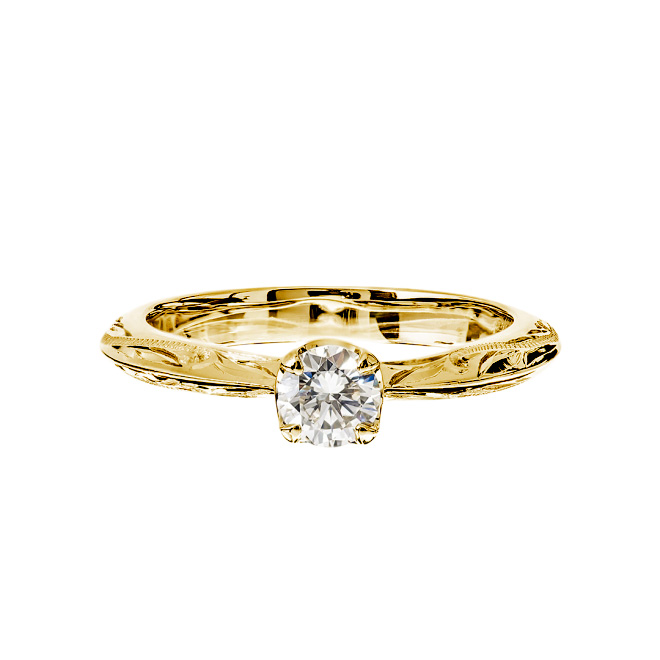 ハワイアンジュエリー/エンゲージメントリング/MAB ER-4/K18YG|ハワイアンジュエリーブランドMaxi(マキシ)公式通販オンラインショップ