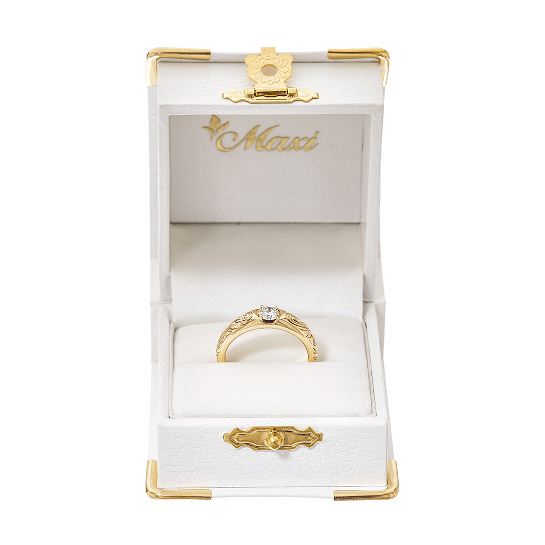 ハワイアンジュエリー/エンゲージメントリング/MAB ER-5/K18YG|ハワイアンジュエリーブランドMaxi(マキシ)公式通販オンラインショップ