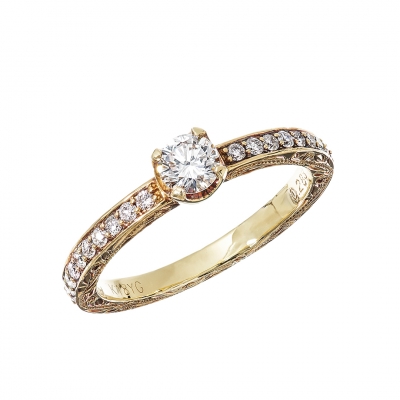 ハワイアンジュエリー/エンゲージメントリング/MAB ER-6/K18YG|ハワイアンジュエリーブランドMaxi(マキシ)公式通販オンラインショップ