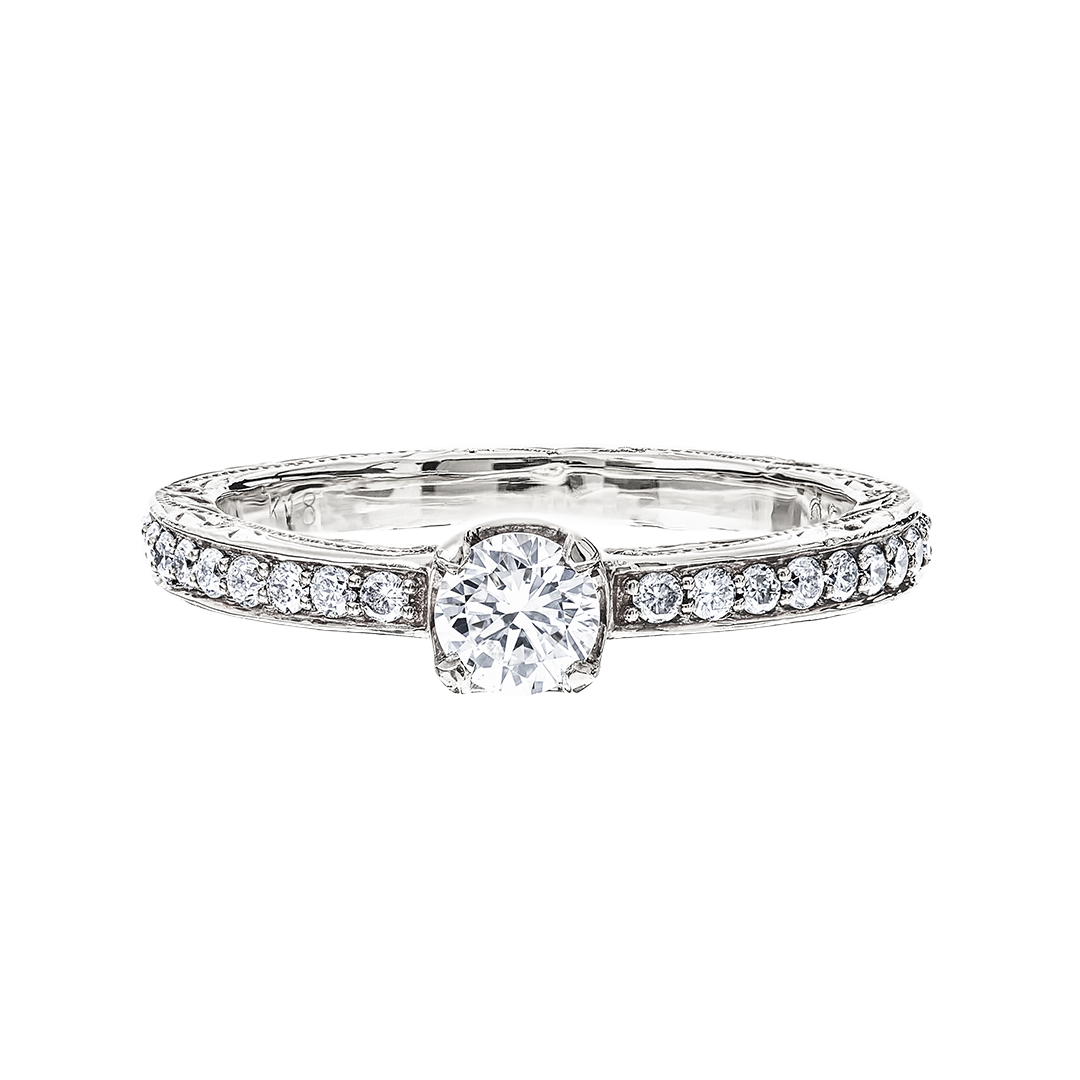 ハワイアンジュエリー/エンゲージメントリング/MAB ER-6/K18WG|ハワイアンジュエリーブランドMaxi(マキシ)公式通販オンラインショップ