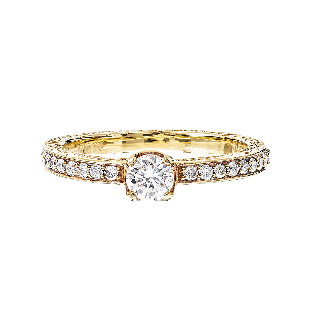 ハワイアンジュエリー/エンゲージメントリング/MAB ER-6/K18YG|ハワイアンジュエリーブランドMaxi(マキシ)公式通販オンラインショップ