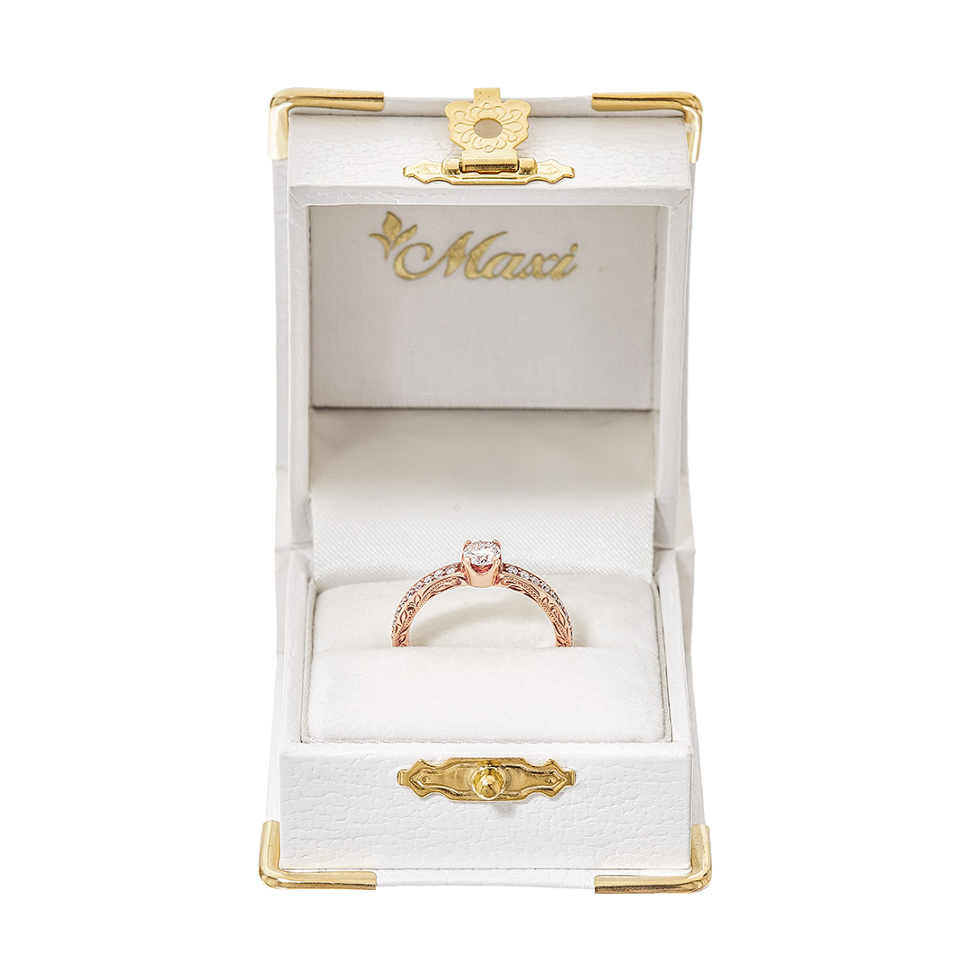 ハワイアンジュエリー/エンゲージメントリング/MAB ER-6/K18PG|ハワイアンジュエリーブランドMaxi(マキシ)公式通販オンラインショップ