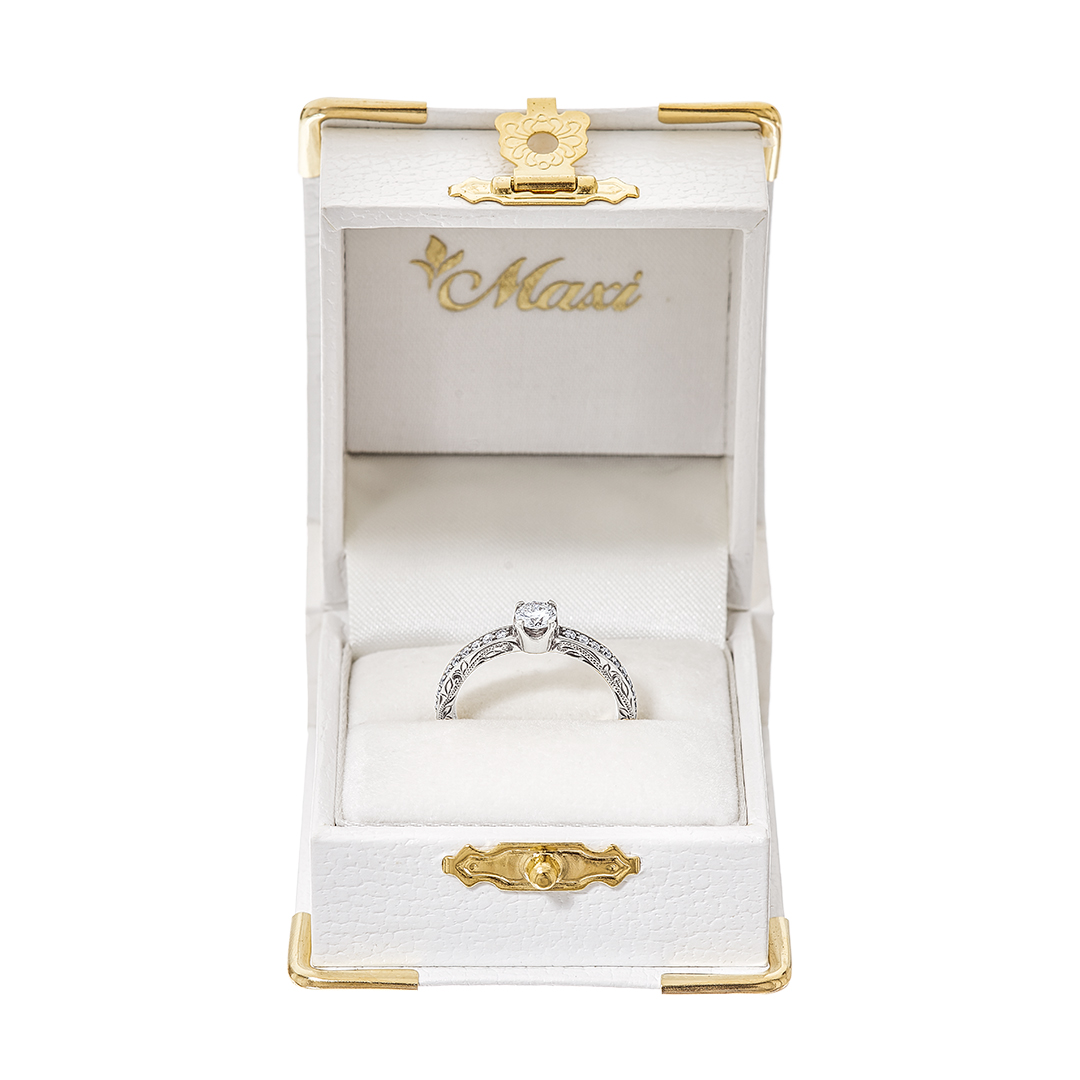 ハワイアンジュエリー/エンゲージメントリング/MAB ER-6/K18WG|ハワイアンジュエリーブランドMaxi(マキシ)公式通販オンラインショップ