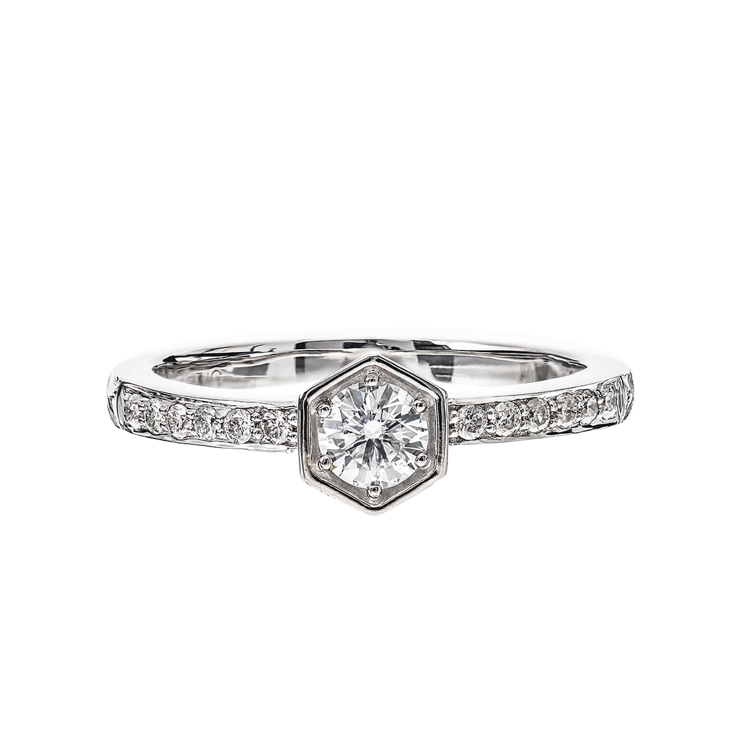 ハワイアンジュエリー/エンゲージメントリング/MAB ER-8/K18WG|ハワイアンジュエリーブランドMaxi(マキシ)公式通販オンラインショップ