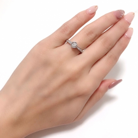 ハワイアンジュエリー/エンゲージメントリング/MAB ER-8/K18WG|ハワイアンジュエリーブランドMaxi(マキシ)公式通販オンラインショップ