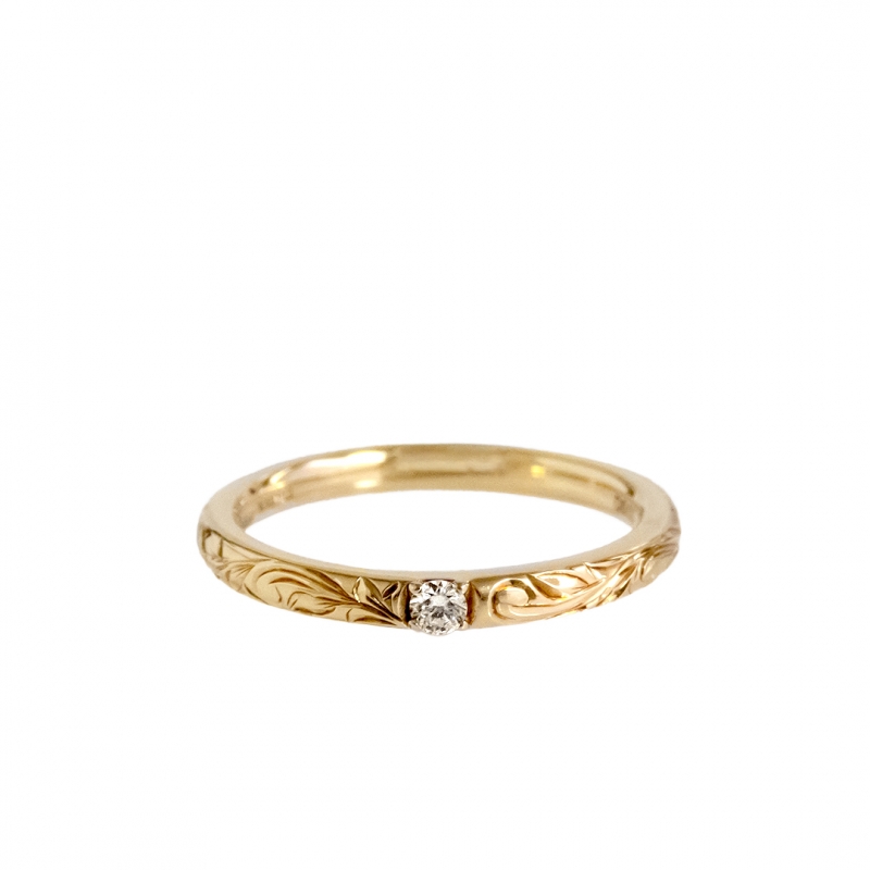 ハワイアンジュエリー/エンゲージメントリング/MAB MR-8/K18YG|ハワイアンジュエリーブランドMaxi(マキシ)公式通販オンラインショップ