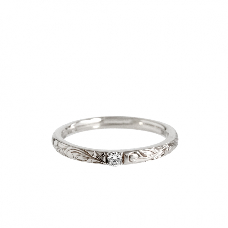 ハワイアンジュエリー/エンゲージメントリング/MAB MR-8/K18WG|ハワイアンジュエリーブランドMaxi(マキシ)公式通販オンラインショップ