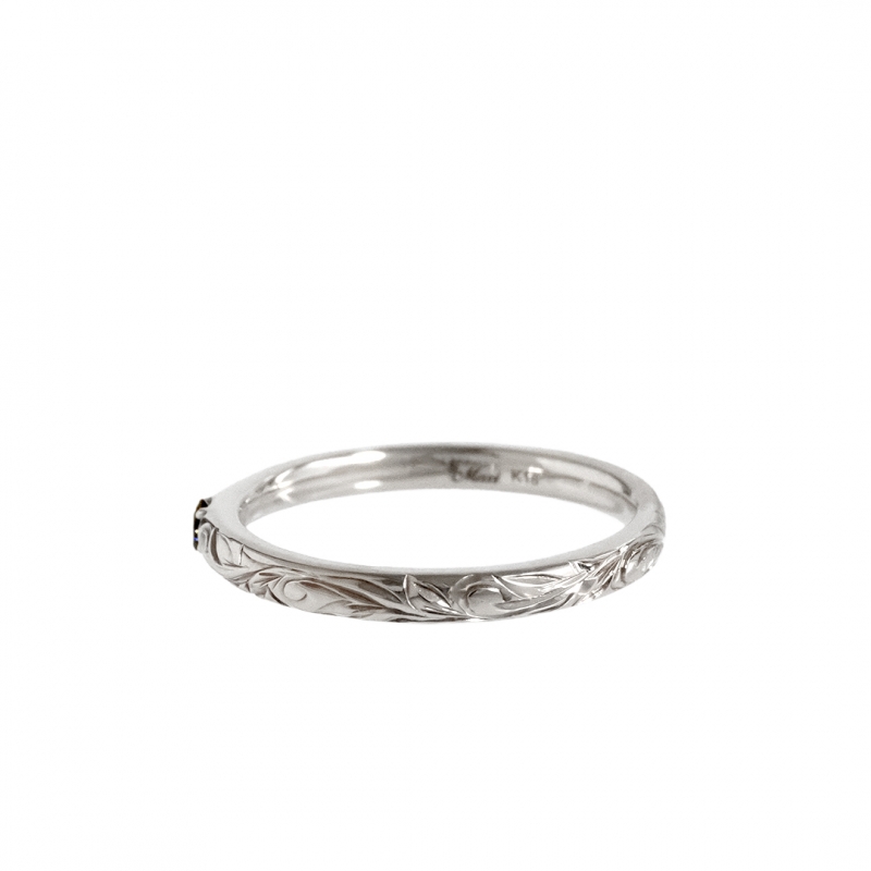 ハワイアンジュエリー/エンゲージメントリング/MAB MR-8/K18WG Black|ハワイアンジュエリーブランドMaxi(マキシ)公式通販オンラインショップ