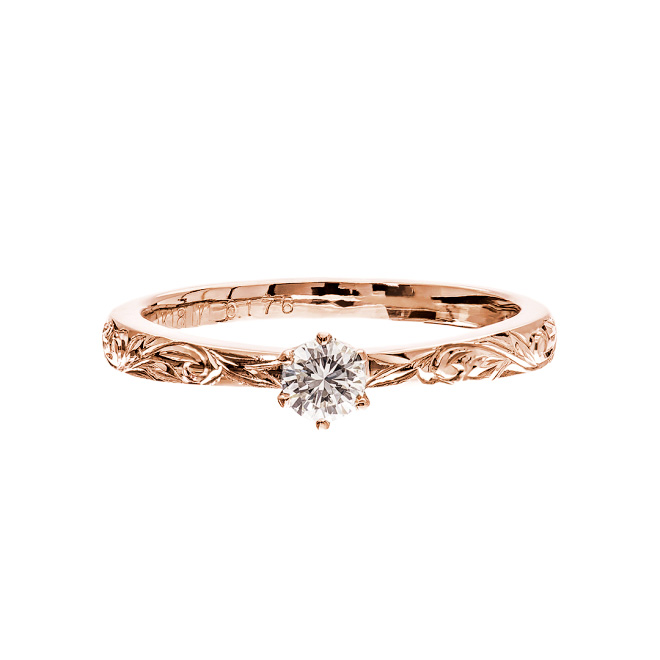 ハワイアンジュエリー/エンゲージメントリング/MAB ER-10/K18PG|ハワイアンジュエリーブランドMaxi(マキシ)公式通販オンラインショップ