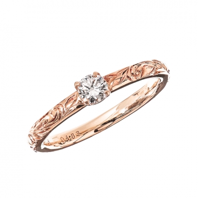 ハワイアンジュエリー/エンゲージメントリング/MAB ER-11/K18PG|ハワイアンジュエリーブランドMaxi(マキシ)公式通販オンラインショップ