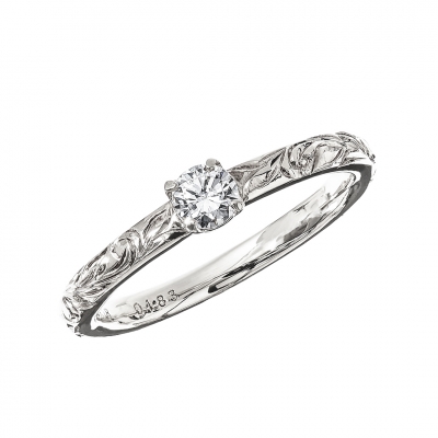 ハワイアンジュエリー/エンゲージメントリング/MAB ER-11/K18WG|ハワイアンジュエリーブランドMaxi(マキシ)公式通販オンラインショップ