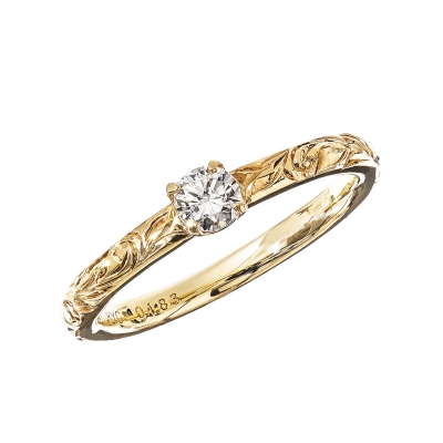 ハワイアンジュエリー/エンゲージメントリング/MAB ER-11/K18YG|ハワイアンジュエリーブランドMaxi(マキシ)公式通販オンラインショップ