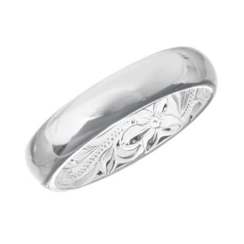 ハワイアンジュエリー/Silver925/インサイドエングレイヴ/OE/4mm(リング)|ハワイアンジュエリーブランドMaxi(マキシ)公式通販オンラインショップ