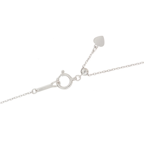 K10WG/45cm/カットあずきチェーン #0.28SST ネックレス(スライドアジャスター)|ハワイアンジュエリーブランドMaxi(マキシ)公式通販オンラインショップ