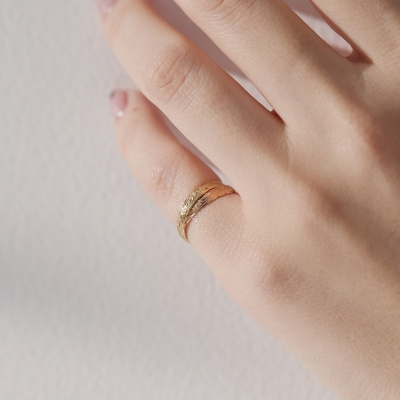 ハワイアンジュエリー/K14YG/K14PG/ダブルリング|ハワイアンジュエリーブランドMaxi(マキシ)公式通販オンラインショップ