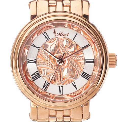 ハワイアンジュエリー/Stainless/ラウンドWatch(small)/PG/4630L 腕時計|ハワイアンジュエリーブランドMaxi(マキシ)公式通販オンラインショップ