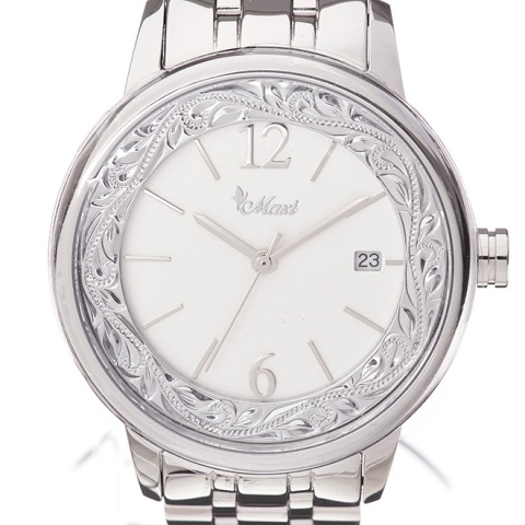 ハワイアンジュエリー/Stainless/ラウンドWatch/SV/SV/4632M 腕時計|ハワイアンジュエリーブランドMaxi(マキシ)公式通販オンラインショップ