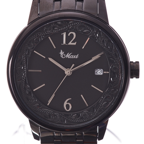 ハワイアンジュエリー/Stainless/ラウンドWatch/BK/4632M 腕時計|ハワイアンジュエリーブランドMaxi(マキシ)公式通販オンラインショップ