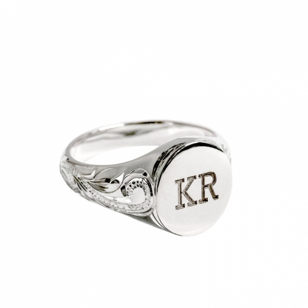 ハワイアンジュエリー/Silver925/Olu’olu alphabet ring(リング)|ハワイアンジュエリーブランドMaxi(マキシ)公式通販オンラインショップ