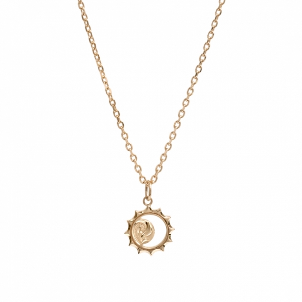 ハワイアンジュエリー/K10YG/The sun(Ke aloha collection)ネックレス|ハワイアンジュエリーブランドMaxi(マキシ)公式通販オンラインショップ