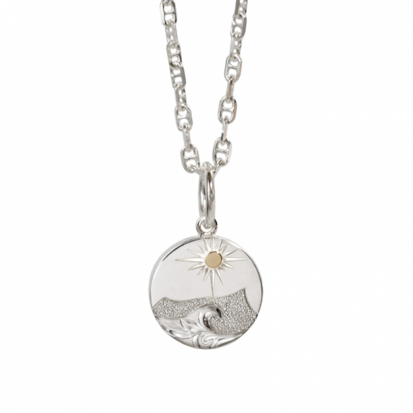 ハワイアンジュエリー/RisingSun Diamond head Pendant|ハワイアンジュエリーブランドMaxi(マキシ)公式通販オンラインショップ