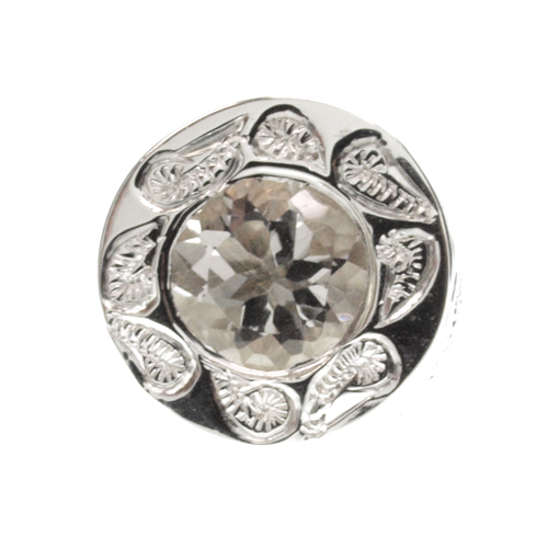 ハワイアンジュエリー/Silver925/ラウンドストーンピアス CZ|ハワイアンジュエリーブランドMaxi(マキシ)公式通販オンラインショップ