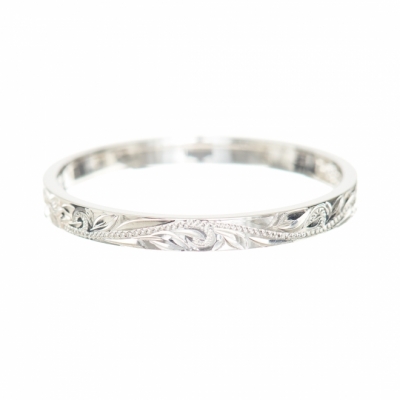 ハワイアンジュエリー/K14WG/フラットリング/2mm/O.E|ハワイアンジュエリーブランドMaxi(マキシ)公式通販オンラインショップ