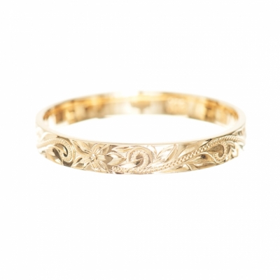 ハワイアンジュエリー/K14YG/フラットリング/3mm/O.E|ハワイアンジュエリーブランドMaxi(マキシ)公式通販オンラインショップ