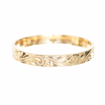 ハワイアンジュエリー/K14YG/フラットリング/3mm/O.E|ハワイアンジュエリーブランドMaxi(マキシ)公式通販オンラインショップ