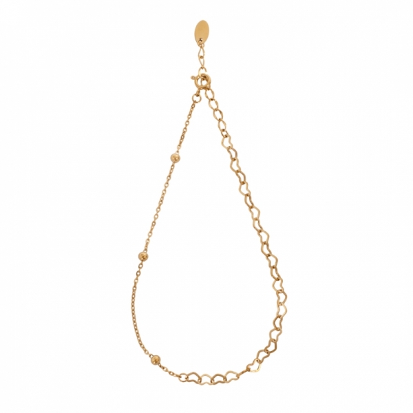 Stainless IP/ハートアンドボール ブレクレット Bracelet Anklet|ハワイアンジュエリーブランドMaxi(マキシ)公式通販オンラインショップ