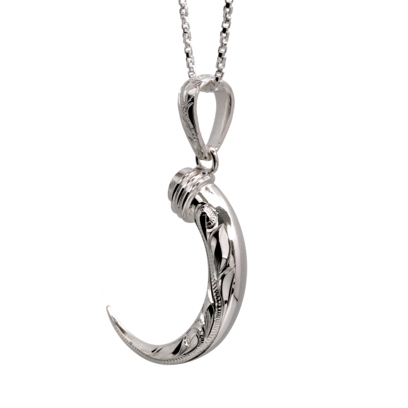 ハワイアンジュエリー/Silver925/horn pendant/large|ハワイアンジュエリーブランドMaxi(マキシ)公式通販オンラインショップ